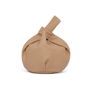 Wrist Knot Tote Bag Small Soft Leather Wristlet Handbags Elegant >:(